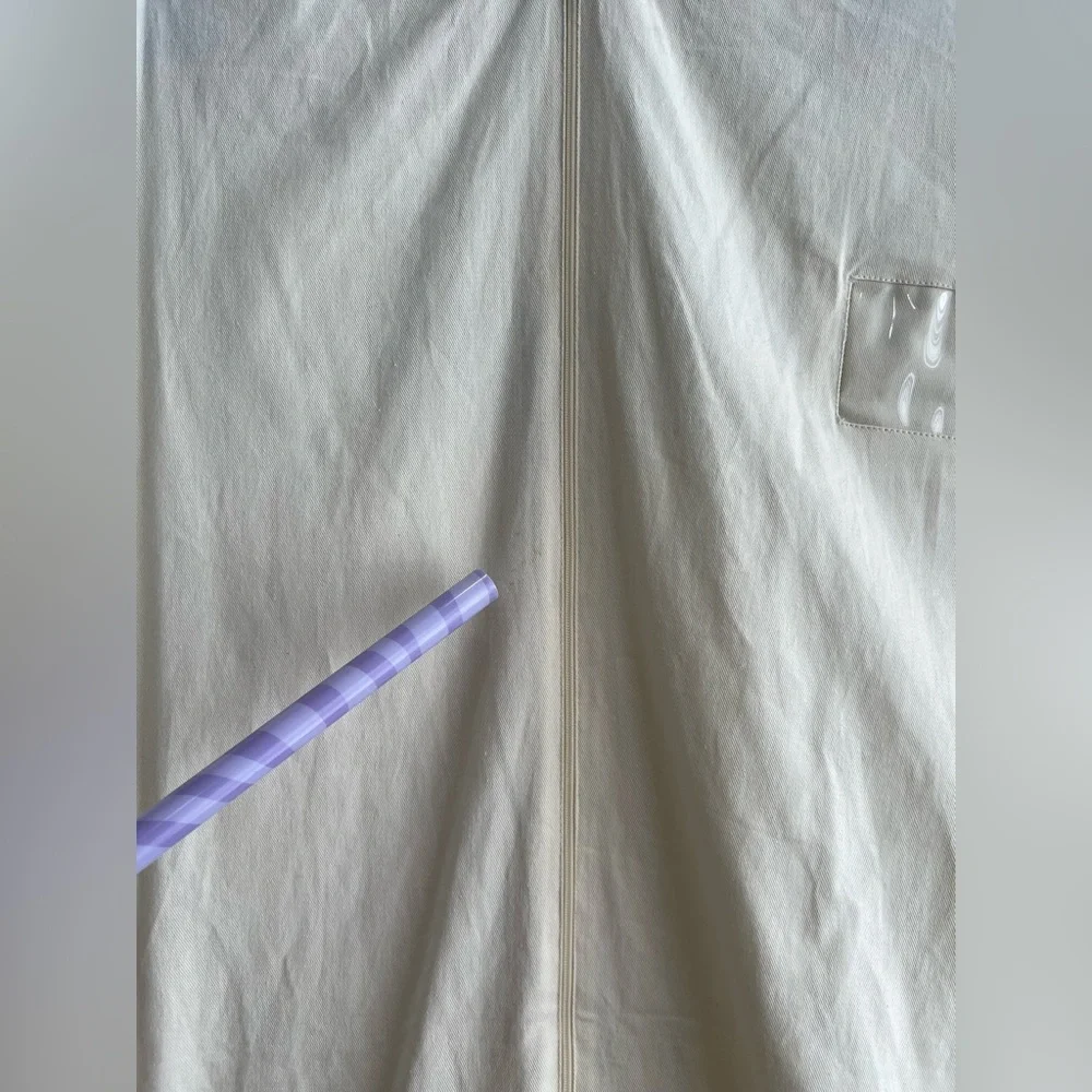 Fendi Roma Breathable Cotton Creme Colored Garment Bag‎ 40x25
